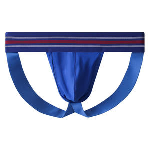 กางเกงในชายแบบจ็อคสแตรป เอวสูง ลายทาง สำหรับเล่นกีฬา ช่วยพยุงอวัยวะเพศชาย  ชุดชั้นในชายแบบเกย์  ทรงกระชับ  จำหน่ายจำนวนมาก - Product Image 6