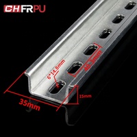 Rail de montage large DIN TH15-5.5 pour équipements électriques, section Top Hat, 12-24 AWG, pour borniers