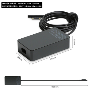 Adaptateur secteur <span class=keywords><strong>chargeur</strong></span> DC MT15V4A 65W 15V 4A 5V1A pour Microsoft <span class=keywords><strong>Surface</strong></span> <span class=keywords><strong>Book</strong></span> 2/<span class=keywords><strong>Surface</strong></span> Go/<span class=keywords><strong>Surface</strong></span> Laptop 2/<span class=keywords><strong>Surface</strong></span> Pro <span class=keywords><strong>3</strong></span> 4 5 6 - Product Image 6