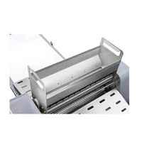 Réversible Pizza Croissant Pâte Laminadora Rouleau Laminoir En Acier Inoxydable Manuel Table Top Pâte Laminoir Machine