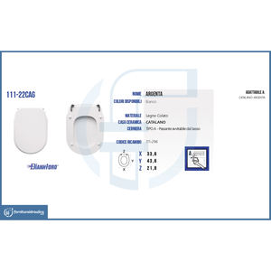 Catalano Vaso Argenta - Tapa de inodoro de liberación rápida con diseño cuadrado moderno y bidés electrónicos, material de PP y urea para baño - Product Image 3