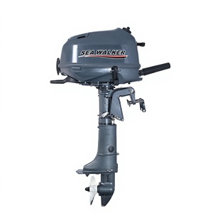 Motor Marino Seawalker de 5 HP y 4 Tiempos, Construcción Ligera y Duradera para Aplicaciones de Pesca y Embarcaciones de Carreras - Product Image 1