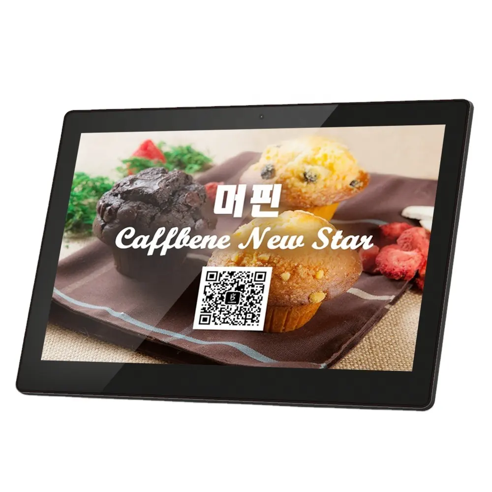 Wall Wholesale 10 Inch Wifi Digital Photo Frame poe Tablet Pc 10 inch Customer Ads Player with battery