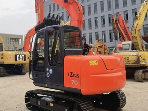 Excavadora hidráulica de cadenas Hitachi ZX70 de 7 toneladas de alta calidad, usada, pequeña, para construcción, en venta. - Product Image 3