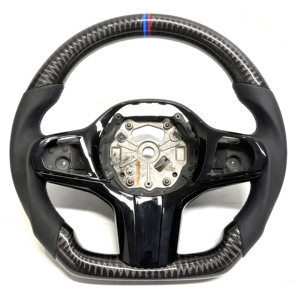 Volante de Fibra de Carbono para BMW G02 G05 G06 G09 G11 G12 G15 G20 G22 G28 G29 G30 G38 G80 G82 F40 <span class=keywords><strong>F90</strong></span>, Accesorios para Automóviles - Product Image 1