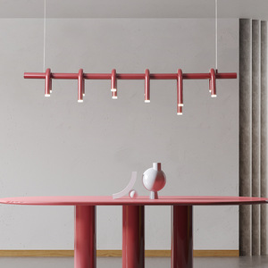 Lámpara de Techo Moderna de Estilo Nórdico en Forma de U, de Hierro Forjado, Circular, para Sala de Estar, Comedor, Barra de Bar - Product Image 5