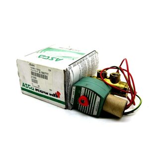 Vanne solénoïde Asco 1/4 po AC 110 V pour le contrôle des fluides à température normale - Product Image 1