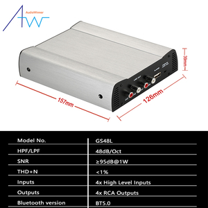 Mini amplificateur de <span class=keywords><strong>voiture</strong></span>, tout nouveau modèle bon marché, Installation rapide, caché, effet audio numérique, dsp - Product Image 6