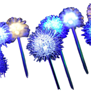 Howlighting Outdoor Waterproof PC Material Landscape Decoration Lighting Color-Changing Solar Flower <b>Led</b> Dandelion Garden <b>Lights</b> - Product Image 1
