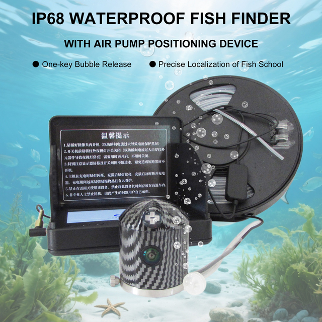 Portable Underwater Visual Fish Finder for Sea & Recreational Boat Fishing Long Battery Life