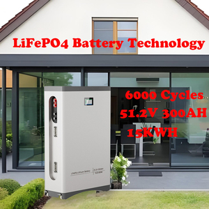 Batterie solaire domestique murale hors réseau, stock UE, usine chinoise, CAN 10-300Ah 51.2V 6000 cycles IP54 - Product Image 2