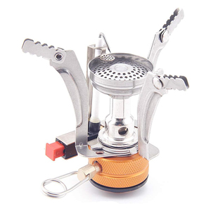 Single Burner Lightweight Portable Manual Butane <b>Gas</b> Stove Durable Plastic Mini Camping One-piece Structure <b>Ignition</b> Device 1 - Product Image 1