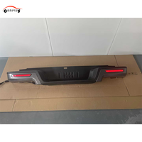 Pare-chocs arrière en plastique ABS avec éclairage pour Ranger T6 T7 T8 2012-2019 Nouveau style d'échappement Pare-chocs arrière Accessoires externes