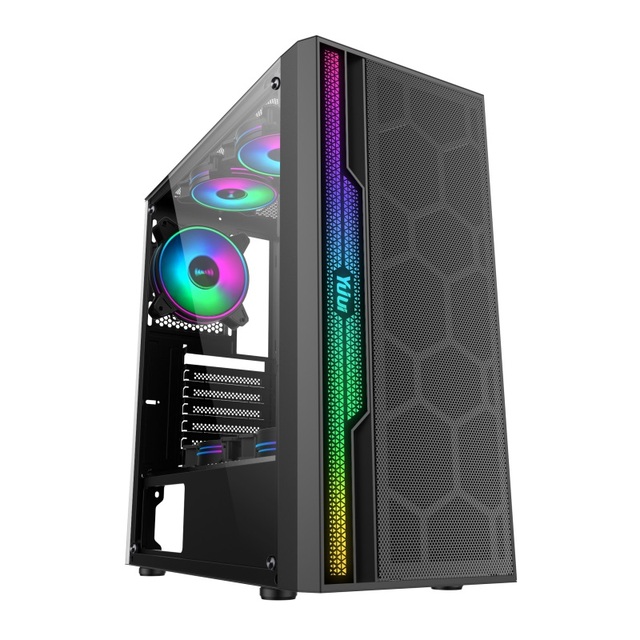 SAMA Mesh Design Gaming Chassis Wholesale Gaming Computers ODM Gaming Computer case