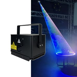 HQLIT Projecteur Laser RGB 3D d'<span class=keywords><strong>animation</strong></span> pour Fêtes et Scènes, 1W 2W 3W 5W 6W, en Aluminium, IP33, Contrôle DMX512, Application Mobile et Wi-Fi, Portable - Product Image 1