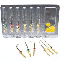 Instrumento dental SC-pro, limas doradas endodoncia Endodoncia de 25mm, herramienta dental de activación por calor