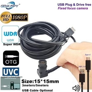 2MP toàn cảnh Fisheye 210 độ siêu WDR Mini UVC USB <span class=keywords><strong>Camera</strong></span> An Ninh Webcam Mic 5 mét Cáp USB 2 mét TYPE-C trong nhà - Product Image 2
