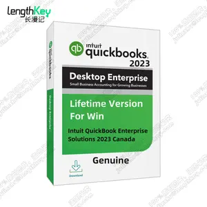 24/7 Entrega de correo electrónico en línea Intuit QuickBook Enterprise Solutions 2023 Canadá Software de contabilidad financiera de por vida