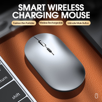 Ratón Inalámbrico Recargable T-WOLF X2, Delgado y Silencioso, Modo Dual 2.4G y Bluetooth, para Laptop/PC, Oficina y Negocios