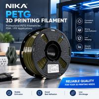 Filamen PETG High Impact 1.75mm Gulungan Rapi  Tidak Mudah Melengkung  Spool Plastik untuk Printer FDM Komponen Fungsional OEM HIJAU OLIVE