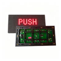 Module LED monochrome rouge P4.75 pour intérieur, résistant à l'usure, pour panneau publicitaire à messages défilants