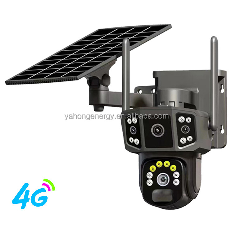 Высокая четкость YH-Q38 4G Солнечная камера для безопасности семьи или бизнеса