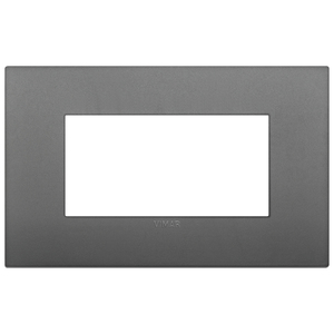 Plaque électrique Vimar grise, longueur 14,5 cm, largeur 9 cm, hauteur 0,9 cm, accessoire de câblage - Product Image 1