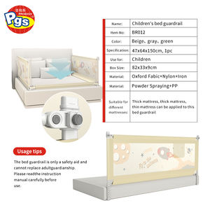 Sponda di <span class=keywords><strong>protezione</strong></span> portatile in plastica per lettino, barriera di sicurezza per lettino da bambino - Product Image 2
