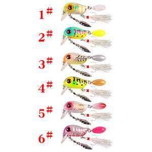 Señuelo de pesca de fondo con plumas y anzuelo triple para lubina, 8g 6g, para spinning y spinning con pluma, para pesca transfronteriza - Product Image 1