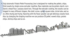 Pellet Snack Food Production Line Machine