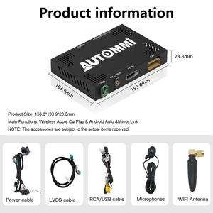 Mô-đun CarPlay không dây đa phương tiện cho Porsche PCM3.1 <span class=keywords><strong>3.0</strong></span> 4.0 Cayenne & Macan & Cayman & Panamera, giao diện Android Auto - Product Image 6
