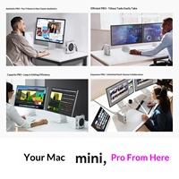 Station d'extension ORICO MiniPro ATX pour Mini M4 Full Tower, support de bureau en acrylique