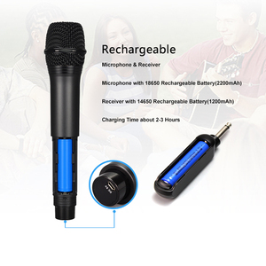 2021 nuevos Karaoke hablando eco agudos bajo micrófono inalámbrico para cantar - Product Image 5