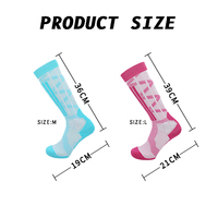 Chaussettes de sports d'hiver personnalisées Chaussettes de ski et de snowboard antibactériennes pour le trekking