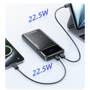 便携式移动电源 22.5W 快速充电 USB-C 快速充电 3 个输出端口 <span class=keywords><strong>2</strong></span> 个 Micro USB 输入端口 LED 显示屏 适用于 iPhone 17/16/15 PA-90 - Product Image 4
