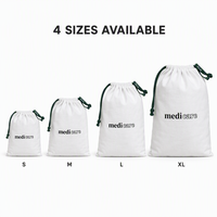 Sac à cordon en toile de coton blanc recyclable pour l'emballage de vêtements et de tenues, sac anti-poussière personnalisé avec logo pour sac à main, chapeau, chaussures