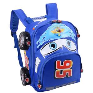 Nueva <span class=keywords><strong>Mochila</strong></span> Escolar <span class=keywords><strong>Infantil</strong></span> de Comercio Exterior, <span class=keywords><strong>Mochila</strong></span> Escolar Primaria con Dibujos Animados de Anime, Diseño 3D de Coche, Impermeable, Ligera, de Nailon, Unisex - Product Image 2