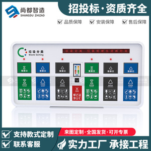 Smart Waste <b>Bin</b> Recycling Induction Type Plastic Rectangular Standing Modern <b>Sensor</b> Powered Outdoor Use - Product Image 2