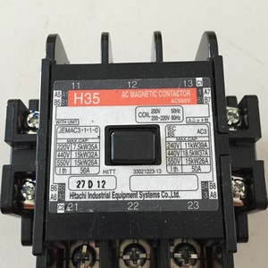 Contactor Magnético Hitachi H65C 220V AC 3P 60A Interruptor Industrial - Product Image 4