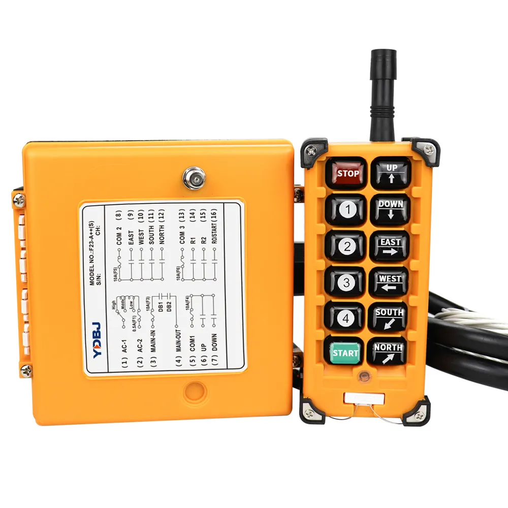 F23 A + + elektrikli 8 anahtar endüstriyel uzaktan kumanda elektromanyetik chuck tamirci vinç uzaktan kumanda