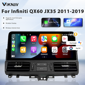 Autoradio Android Viknav 12,3 pouces pour Infiniti QX60 JX35 2011-2019, stéréo Carplay Android Auto, GPS, navigation, lecteur multimédia - Product Image 2