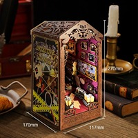 Hamaileon – Kit de bricolage pour niche à livres DIY, thème studio de détectives, artisanat esthétique en bois fait main, kits de maisons miniatures pour adultes – Vente en gros