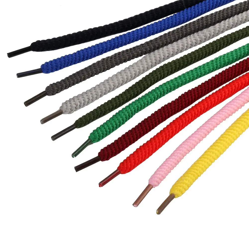 Cuerdas trenzadas al por mayor cordón de poliéster Sudadera con capucha cuerda personalizada colorida suave prenda redonda
