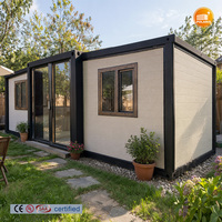 Conteneur mobile préfabriqué de 30 ou 40 pieds, personnalisable et extensible, pour salle de bain, cuisine, bureau ou habitation