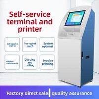 Pantalla Táctil de 17-19 Pulgadas para Autoservicio en Hospitales, Pedidos, Recogida de Tickets, Llamada de Turnos, Impresión de Números, Uso Gubernamental