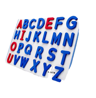 Lettres magnétiques en mousse EVA colorées pour enfants, alphabet arabe, autocollants magnétiques, tableau magnétique, aimants puissants, réutilisables, écologiques