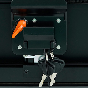 Porte de remorque en forme de larme de caravane avec fenêtre coulissante avec cadre de porte en alliage d'aluminium Matel Black Lock and <span class=keywords><strong>Flynet</strong></span> - Product Image 4