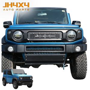 Accessoires tout-terrain 4x4, calandre avant LED pour Suzuki Jimny 2019 2020 2021 <span class=keywords><strong>2022</strong></span>+, calandre avec feux de jour DRL et clignotants jaunes ambre - Product Image 3