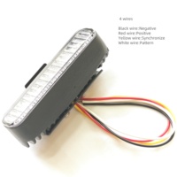 Feux de moto homologués CE avec 6 LED, gyrophare de toit étanche IP65 18W, accessoire d'avertissement pour calandre de véhicule 12V, pour voitures neuves