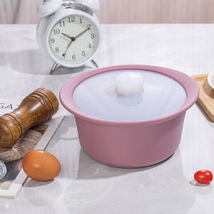 Pentola per zuppa in Silicone pieghevole con coperchio-fornello per spaghetti salvaspazio, cucina da campeggio essenziale, Design impilabile - Product Image 6